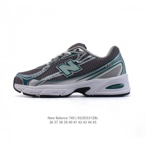 公司级 New Balance Mr740 Nb新百伦系列复古老爹风休闲运动慢跑鞋。采用轻质牛剖革拼接透气网眼衬垫织物鞋面材质 T-Beam大底提供足步弓支撑