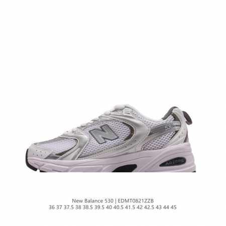 新百伦 Nb530 New Balance 530 复跑古鞋nb530这鞋双确实是nb家经复典古款式之一，以全科新技诠释，成打功造530鞋款。鞋面保在持530基 - 点击图像关闭