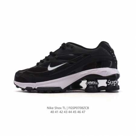 耐克 Nike Shox Tl 男子运动鞋厚底增高老爹鞋，令机械力学缓震性能跃升新层次。采用透气网眼鞋面和全掌型 Nike Shox 技术，革新演绎经典 200 - 点击图像关闭