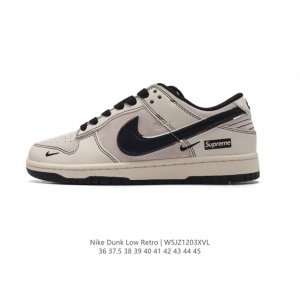 公司级 耐克 Nike Dunk Low Retro 运动鞋复古板鞋。作为 80 年代经典篮球鞋款，起初专为硬木球场打造，后来成为席卷街头的时尚标杆，现以经典细