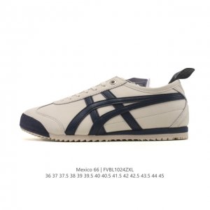 Asics 亚瑟士 男女鞋 配足弓鞋垫 日产经典老牌-鬼塚虎 Onitsuka Tiger Mexico 66经典墨西哥系列复古经典百搭板鞋休闲运动鞋慢跑鞋。采