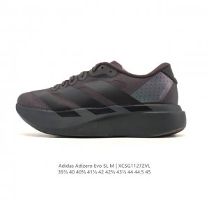 公司级 阿迪达斯 Adidas Adizero Evo Sl 运动舒适防滑耐磨 低帮跑步鞋 内置碳板 阿迪达斯革新力作 破纪录轻跑鞋 Adizero Adios