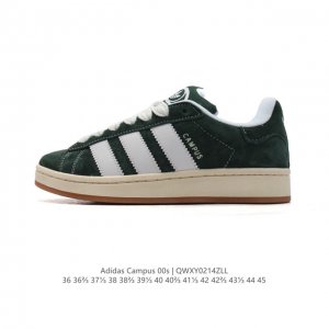 公司级Adidas阿迪达斯.三叶草Campus 00S 面包鞋复古休闲板鞋。千禧回潮！Adidas Campus 00S 经典再现！面包化的Campus鞋款在今
