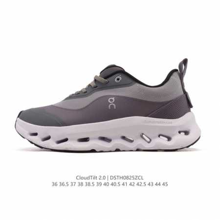 昂跑 On 训练鞋Cloudtitl 2.0 新品男女同款防水缓震徒步鞋 厚底增高运动老爹鞋。缓震性能提升：Cloudtilt 2.0采用了先进的缓震技术，能够 - 点击图像关闭