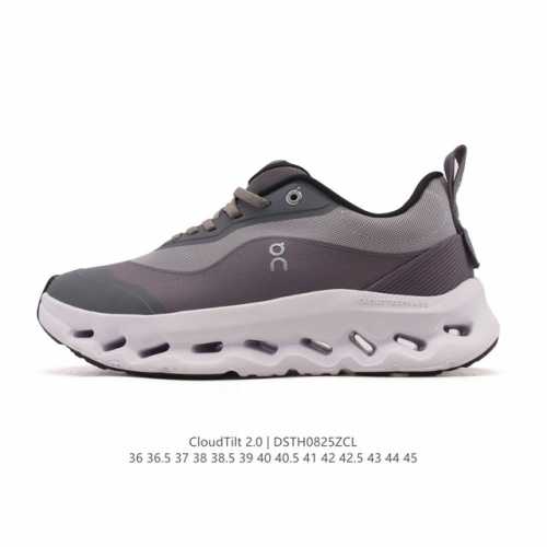 昂跑 On 训练鞋Cloudtitl 2.0 新品男女同款防水缓震徒步鞋 厚底增高运动老爹鞋。缓震性能提升：Cloudtilt 2.0采用了先进的缓震技术，能够