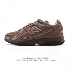 新品公司级 新百伦 2025年新款 New Balance 204L 2025年夏季登场：复古薄底鞋重塑都市运动美学时尚运动跑步鞋，以复古薄底设计与室内足球鞋灵