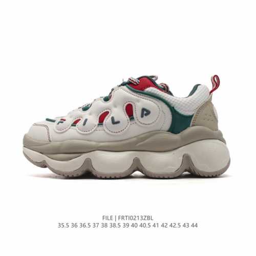 公司级 斐乐 男女同款老爹鞋 Fila Fusion 厚底增高百搭运动鞋 意大利百年经典运动品牌，网红单品 小红书推荐爆款 Fila斐乐新款小白鞋斐乐潮牌文化街