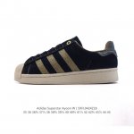 阿迪达斯 Adidas Superstar Ayoon W 三叶草运动鞋经典贝壳头板鞋 时尚男女鞋 皮革鞋面材质 标志性的贝壳鞋头，锯齿三条纹，简约的线条。就连