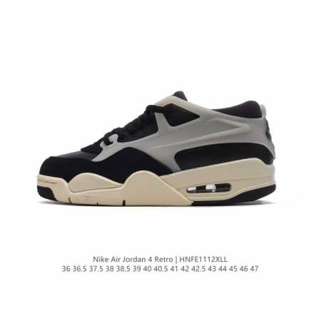 公司级 耐克 新款 Nike Air Jordan 4 Retro Og 低帮 迈克尔 乔丹aj4代乔4 复古休闲运动文化篮球鞋。秉承轻量化的速度型篮球鞋设计思 - 点击图像关闭