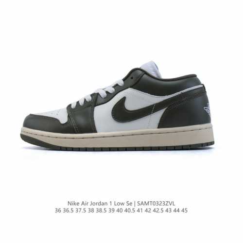 180 耐克 乔丹Air Jordan 1 Low Aj1 乔1 乔丹1代Aj1 低帮复古文化休闲运动篮球鞋。从1985 年面世的元年款汲取设计灵感，采用简洁大