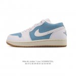 耐克 乔丹Air Jordan 1 Low Aj1 乔1 乔丹1代Aj1 低帮复古文化休闲运动篮球鞋。该鞋款从 1985 年元年款汲取设计灵感，焕新演绎简约经典