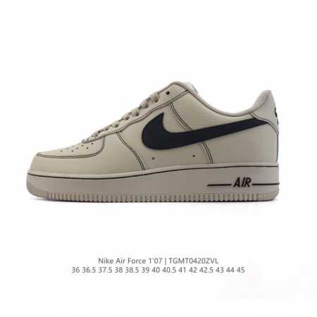 耐克 Nike Air Force 7 Low 2025新年新款 空军一号含气垫 小白鞋 低帮百搭厚底增高休闲运动板鞋。柔软、弹性十足的缓震性能和出色的中底设计 - 点击图像关闭