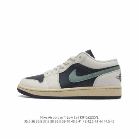 耐克 乔丹air Jordan 1 Low Aj1 乔1 乔丹1代aj1 低帮复古文化休闲运动篮球鞋。该鞋款从 1985 年元年款汲取设计灵感，焕新演绎简约经典 - 点击图像关闭