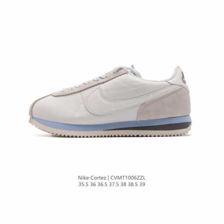 新款 耐克 Nk Classic Cortez Leather 阿甘复古初代皮革运动慢跑鞋。Nike Classic Cortez 鞋款是 Nike 元年款跑步 - 点击图像关闭