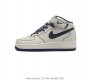 公司级nk Air Force 7 Mid Af1耐克 空军一号 Af1 中帮 魔术贴 厚底增高运动板鞋 原楦头原纸板 打造纯正空军版型 专注外贸渠道 全掌内置