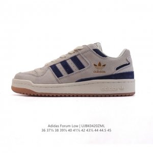 公司级 Adidas 阿迪达斯 三叶草 Forum Low 男女运动鞋 摩登演绎篮球风的经典鞋。英文的“Forum”，是进行表达的场所，在这里，可以释放自己的热