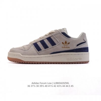 公司级 Adidas 阿迪达斯 三叶草 Forum Low 男女运动鞋 摩登演绎篮球风的经典鞋。英文的“Forum”，是进行表达的场所，在这里，可以释放自己的热