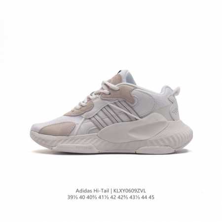 Adidas 泡泡鞋 阿迪达斯三叶草hi-Tail男复古网面经典运动鞋厚底老爹鞋。这款adidas Hi-Tail经典鞋，展现90年代末至21世纪初的时尚风范。 - 点击图像关闭