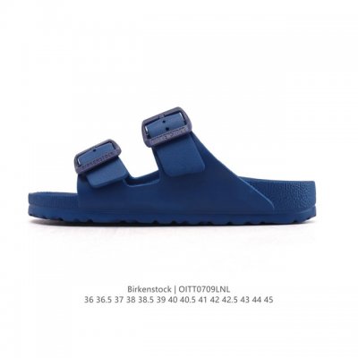 德国百年知名鞋履品牌 博肯Birkenstock 勃肯拖鞋系列凉拖鞋休闲沙滩凉鞋 Birkenstock勃肯德国进口男女款牛皮绒面革软底Arizona双扣拖鞋。