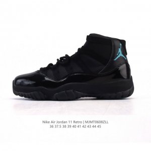 耐克乔丹11代 Nike Air Jordan 11 Retro 复刻男女运动鞋 Aj11代经典设计，深受球员与球迷喜爱。Jordan 乔丹 采用漆皮牛培革鞋面