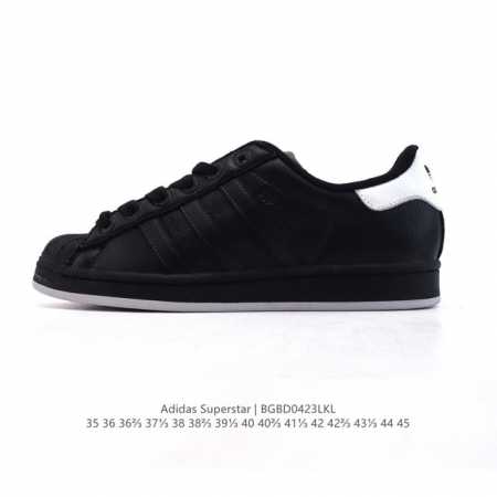 阿迪达斯 Adidas Superstar 2025年新款鞋子 蛇年新款 经典贝壳头系列 新款休闲板鞋潮流男女士运动鞋 鞋面柔软皮革材质 标志性的贝壳鞋头，简约 - 点击图像关闭