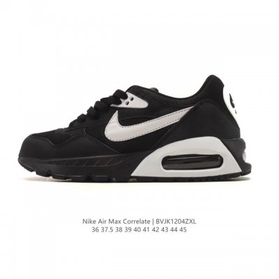 耐克 Nike Air Max Correlate 气垫缓震耐磨运动鞋时尚潮流休闲透气跑步鞋，选用网眼鞋面，脚感舒适透气。鞋舌、鞋侧及后跟处饰有品牌标识，简约大
