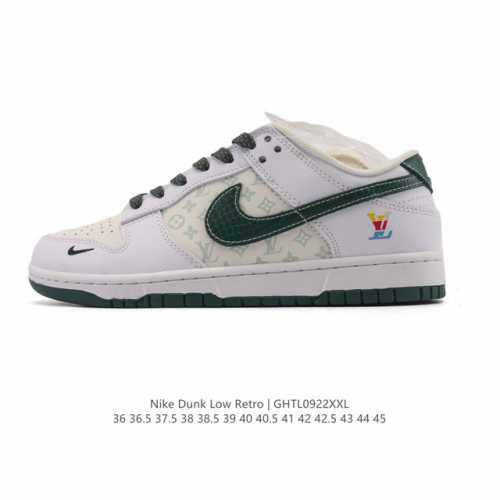 公司级 耐克 Nike Dunk Low Retro 运动鞋复古板鞋。作为 80 年代经典篮球鞋款，起初专为硬木球场打造，后来成为席卷街头的时尚标杆，现以经典细