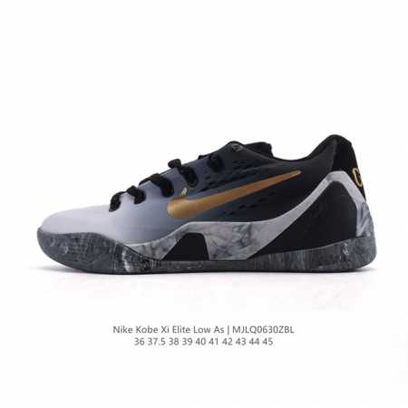 新品 耐克 Nike Kobe 9 Elite Low Protro科比9代系列低帮飞线室内实战运动篮球鞋 Fz7334-100 #采用飞织机台Flyweave - 点击图像关闭