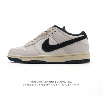 真标 耐克 Nike Dunk Low Retro 运动鞋 经典复古板鞋 作为 80 年代经典篮球鞋款 起初专为硬木球场打造 后来成为席卷街头的时尚标杆 现以经