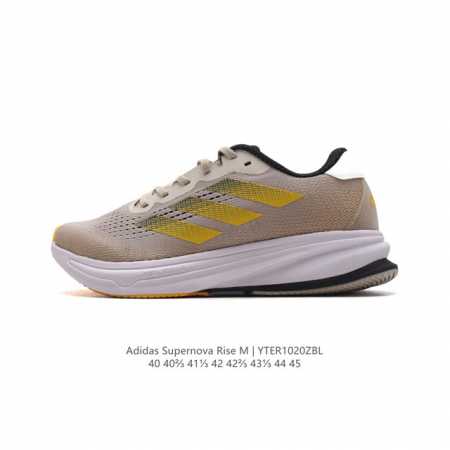 公司级 阿迪达斯 ADIDAS SUPERNOVA RISE SHOES 防滑耐磨随心畅跑舒适跑步运动鞋 采用Dreamstrike+中底，力求为触地添舒适。搭 - 点击图像关闭