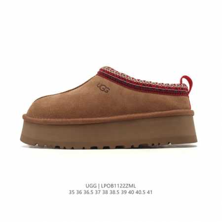 公司级 Ugg 厚底增高棉拖 雪地靴 俏皮可爱的百变造型家居拖鞋， 美国轻奢品牌Ugg 平底系列冬季雪地休闲保暖家居包头棉拖鞋。官方同步包装 检验标 材料采用原 - 点击图像关闭