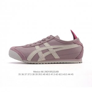 asics 亚瑟士 女鞋真标半码制 配足弓鞋垫 日产经典老牌-鬼塚虎 Onitsuka Tiger Mexico 66经典墨西哥系列复古经典百搭板鞋休闲运动鞋慢
