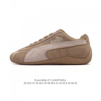 公司级 Puma Speedca Og 彪马极速赛车系列低帮德训风拼接复古百搭休闲运动赛车鞋 鞋款从80、90年代赛车手所穿的防火赛车鞋为原型，鞋身线条模仿了赛