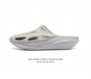耐克 视觉先锋 Nike Mmw 5 Slide 男子拖鞋 一双来自未来的拖鞋 Mmw X Nike合作系列的第四款鞋 Mmw Nike 005 Slide 具
