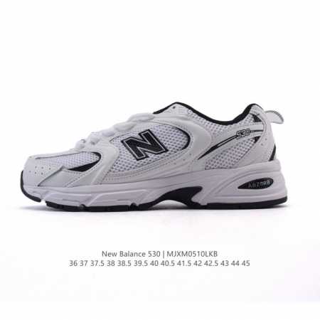 真标 新百伦 Nb530 New Balance 530 复跑古鞋 厚底增高老爹鞋 缓震运动慢跑鞋。Nb530这鞋双确实是Nb家经复典古款式之一，以全科新技诠释 - 点击图像关闭