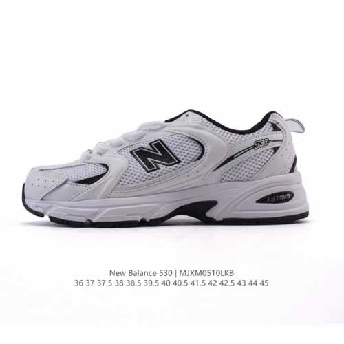 真标 新百伦 Nb530 New Balance 530 复跑古鞋 厚底增高老爹鞋 缓震运动慢跑鞋。Nb530这鞋双确实是Nb家经复典古款式之一，以全科新技诠释