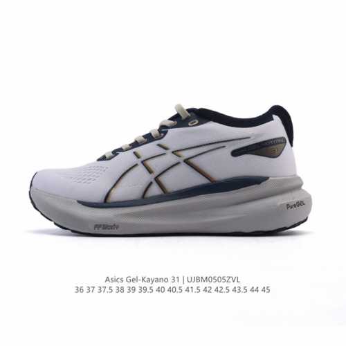 公司级 Asics男女同款运动鞋亚瑟士厚底增高老爹鞋Asics Gel-Kayano 31 休闲运动鞋秋季透气休闲鞋减震轻质跑步鞋 稳定支撑缓震马拉松跑步鞋 经
