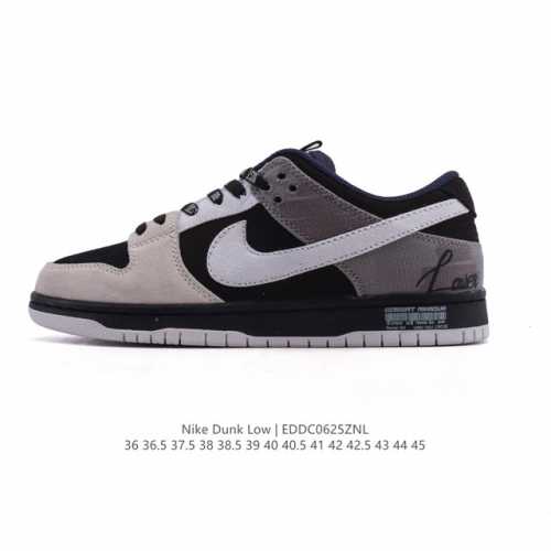 公司级 耐克 Nike Sb Dunk Low Pro 男女同款运动鞋复古板鞋。采用柔软皮革鞋面，经久耐穿，塑就如元年款 Dunk 般的复古质感。鞋头透气孔，搭