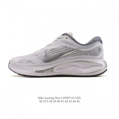 耐克 Nike Journey Run 男女子透气公路运动跑步鞋 厚底增高老爹鞋 搭载柔软厚实的 Comfiride 泡绵缓震配置，助你征服充满挑战的路面，大步