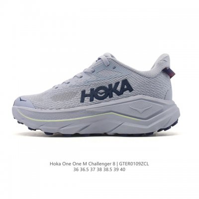 Hoka One One 挑战者8 Gtx全地形跑鞋 Hoka男女同款秋季挑战者8全地形跑步鞋Challenger 8 透气户外 宽运动鞋厚底增高老爹鞋。Hok