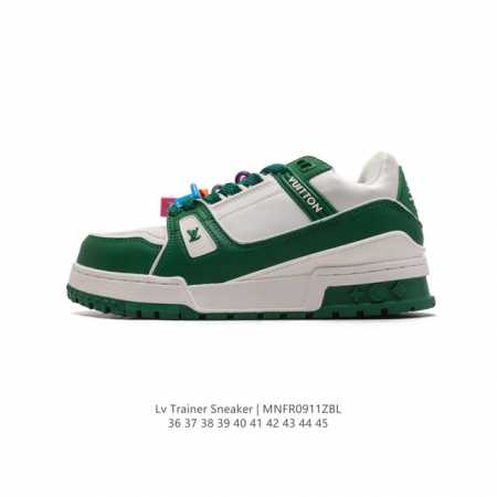 公司级 路易威登louis Vuitton Lv路易威登板鞋 时尚厚底增高运动鞋 潮男女鞋 舒适防滑底和百搭性霸屏整个时尚娱乐圈，细节调整完美主义！鞋面采用专柜 - 点击图像关闭