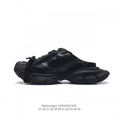 Balenciaga Sneakers 巴黎世家网布系带低帮半拖走秀复古老爹鞋 时尚包头运动鞋 全套原纸板楦头开发 最原汁原味的灵魂版型 胶水把控整洁度追求极致