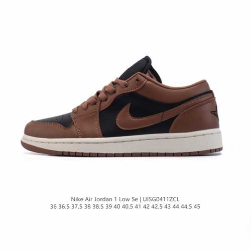 公司级 耐克 乔丹Air Jordan 1 Low Aj1 乔1 乔丹1代Aj1 低帮复古文化休闲运动篮球鞋，从1985 年面世的元年款汲取设计灵感，采用简洁大