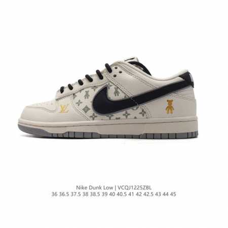公司级 耐克 Nike Dunk Low Retro 运动鞋复古板鞋 路易威登联名。作为 80 年代经典篮球鞋款，起初专为硬木球场打造，后来成为席卷街头的时尚标 - 点击图像关闭