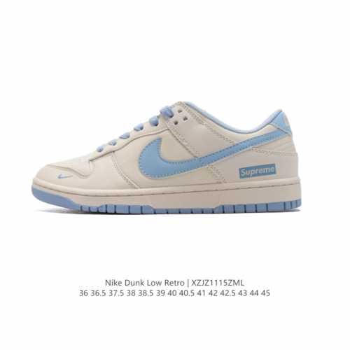公司级 耐克 Nike Sb Dunk Low Pro 男女同款运动鞋复古板鞋 路易威登联名 ，采用柔软皮革鞋面，经久耐穿，塑就如元年款 Dunk 般的复古质感