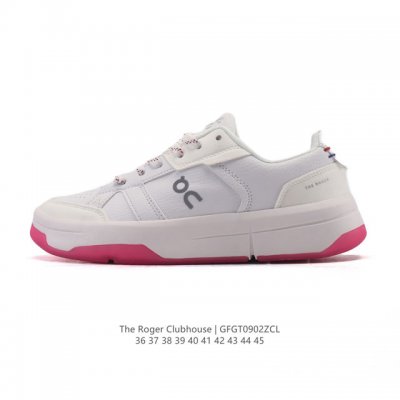 新品 The Roger Clubhouse On × 费德勒特别合作系列的最新鞋款 网球鞋 小白鞋，将是场下中最瞩目的运动休闲板鞋。 这个系列将舒适科技与时尚