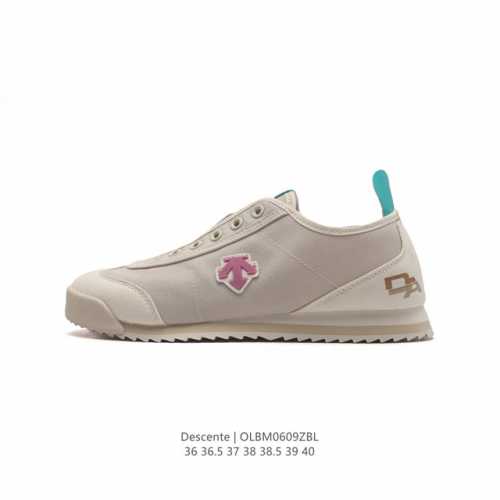 公司级descente迪桑特chron系列女士板鞋chron复古运动休闲鞋帆布鞋 货号：D4232Lsn14 码数：36-40 含半码 编码：Olbm0609Z