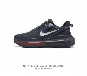 耐克 秋冬新款 Nike 耐克正品air Zoom Structure 23 登月系列 男士运动跑步鞋透气缓震运动休闲鞋 织物网面鞋面 脚感轻盈舒适 前足和中足