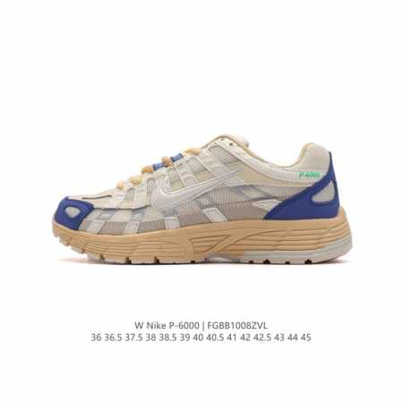 公司级 耐克 Nike 男女子休闲运动鞋p-6000Premium 轻便舒适透气防滑缓震耐磨跑步鞋。P-6000 是一款植根于 2000 年代风格的混合款式，让 - 点击图像关闭