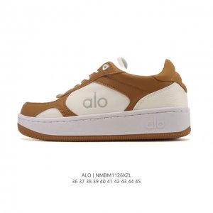 公司级 Alo Yoga Recovery Mode 舒适简约小白鞋 防滑耐磨 低帮 厚底增高运动板鞋 男女款 明星圈很火的Alo真的很贵气 质感一绝 这鞋轻便